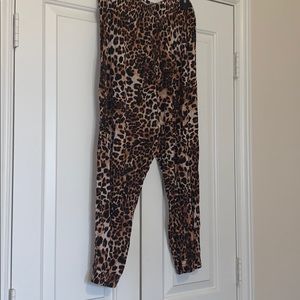 H&M Harem Pants Leopard Print